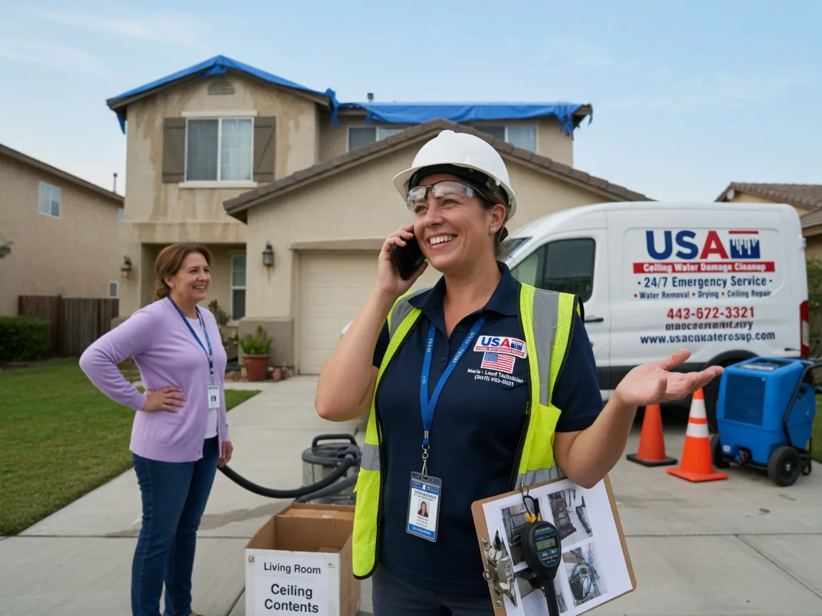 Ceiling Water Damage Restoration Santa Fe, MO FAQs
